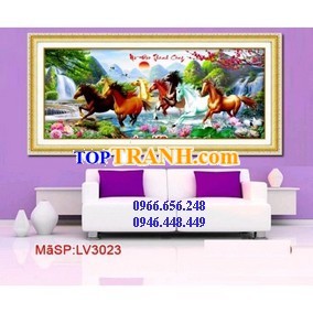 Tranh thêu mã đáo thành công
